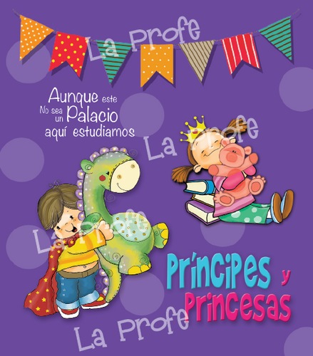 PRINCIPES Y PRINCESAS PORTAFOTOS PASTA DURA