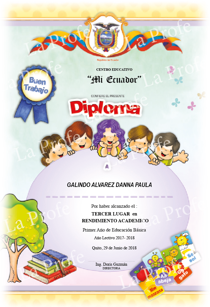 MEDALLA DIPLOMA MERITO INFANTIL